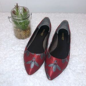 Nine West Red Bee Flats